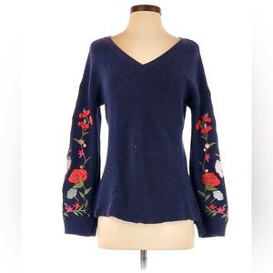 American Eagle floral sweater